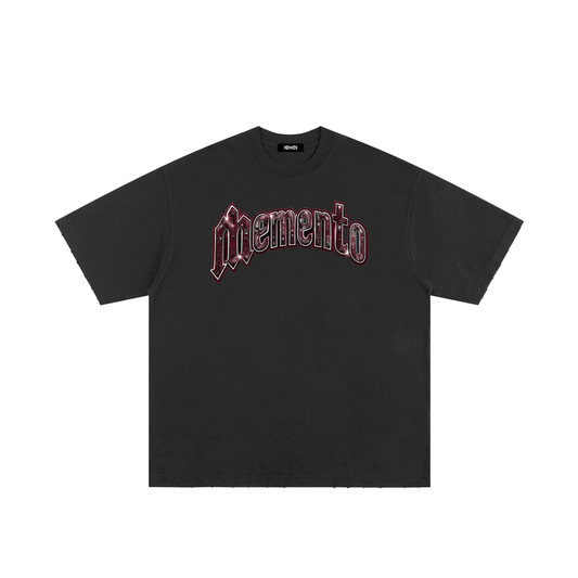 Heavyweight Hand-frayed T-Shirt - Memento Mori Clothing