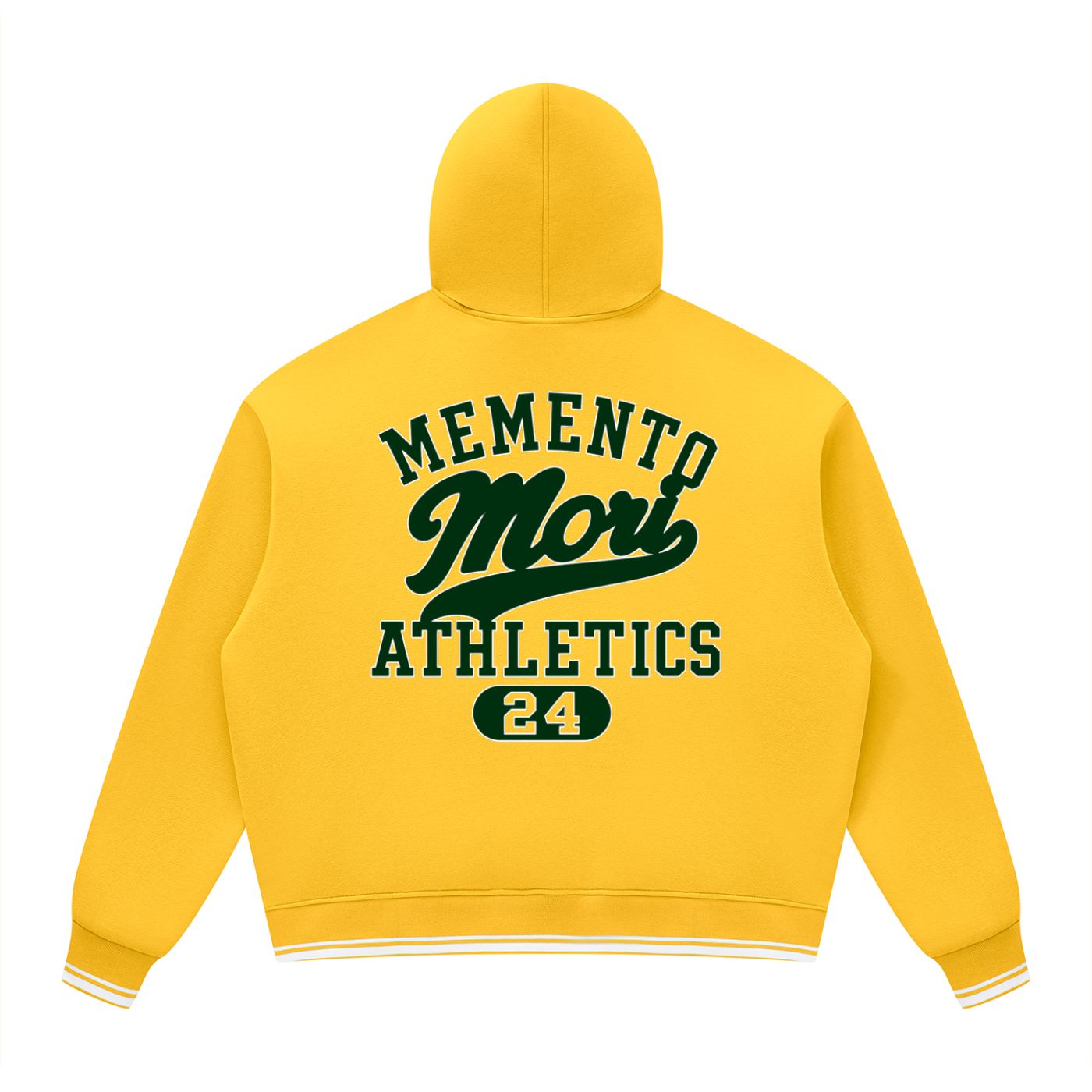 Unisex Oversized Color Block Fleece Hoodie