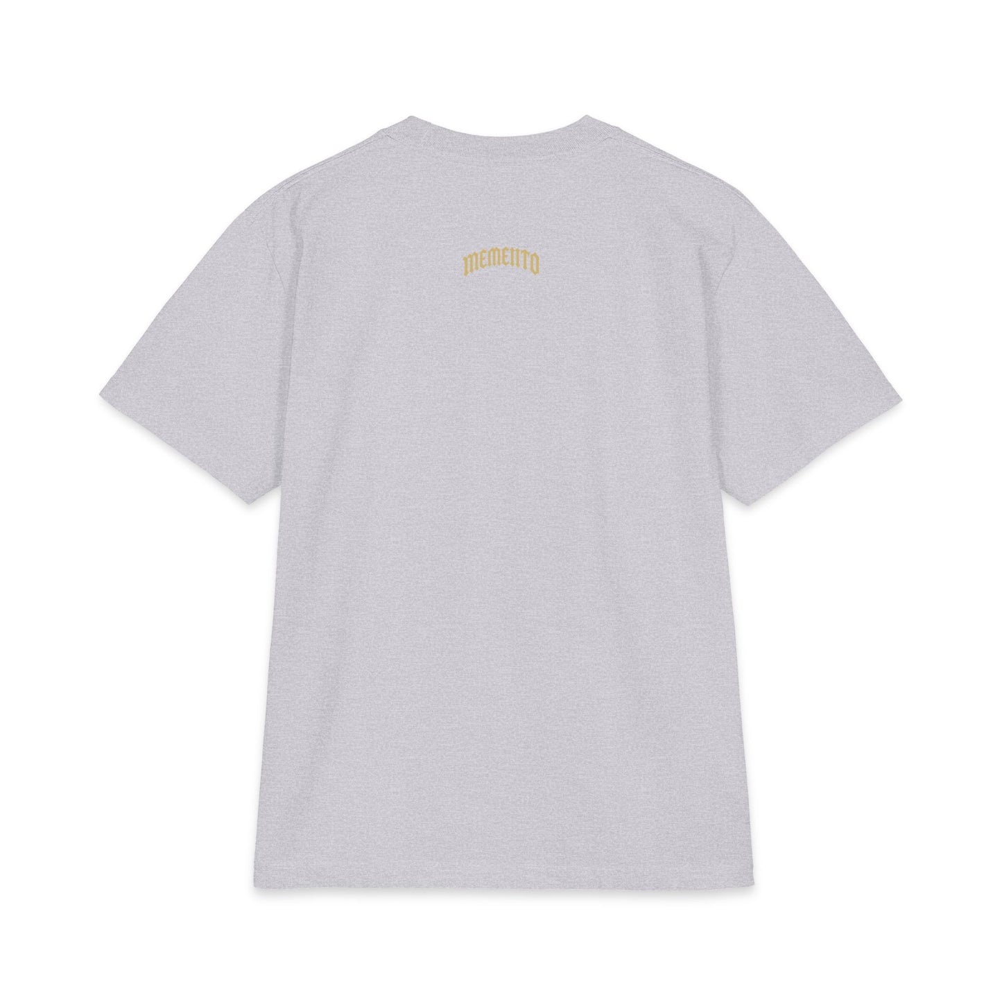 Memento Cherub Graphic T-Shirt — Vintage Angel Artwork, 'Memento' Chest Print