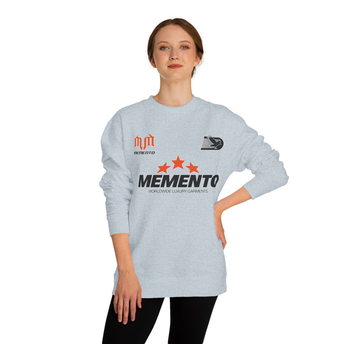 Memento Logo Crewneck Sweatshirt — Star Emblem