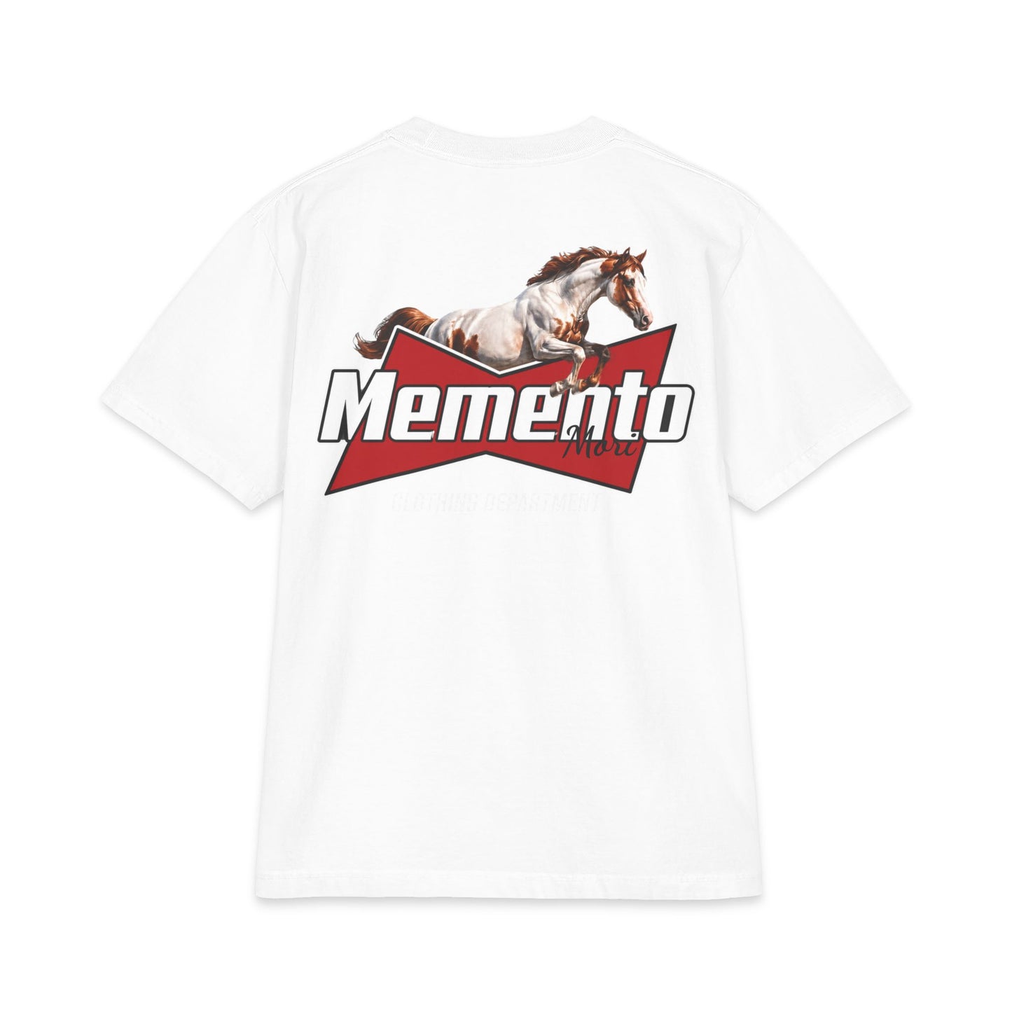 Memento Horse Graphic T‑Shirt — Vintage Equestrian Logo Tee