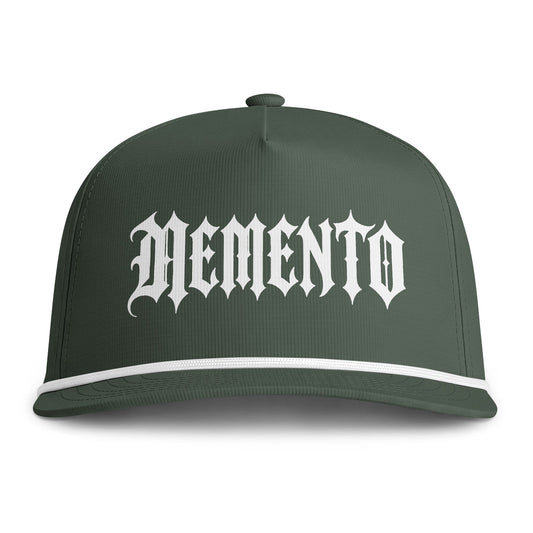 Memento Gothic Script Rope Cap - Memento Mori Clothing