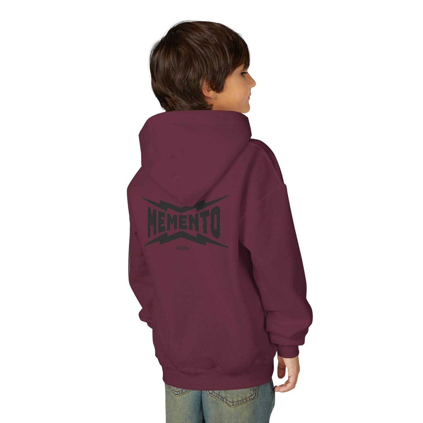 Kids Memento Ravens Hoodie — Youth Hooded Sweatshirt - Memento Mori Clothing