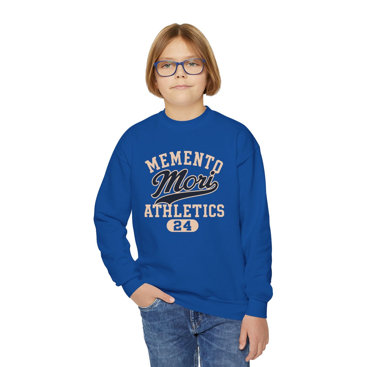 Memento Mori Athletics Youth Crewneck Sweatshirt