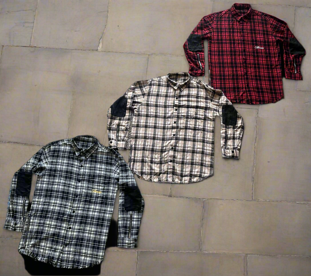 Memento Mori Flannel Button up Shirts - Memento Mori Clothing