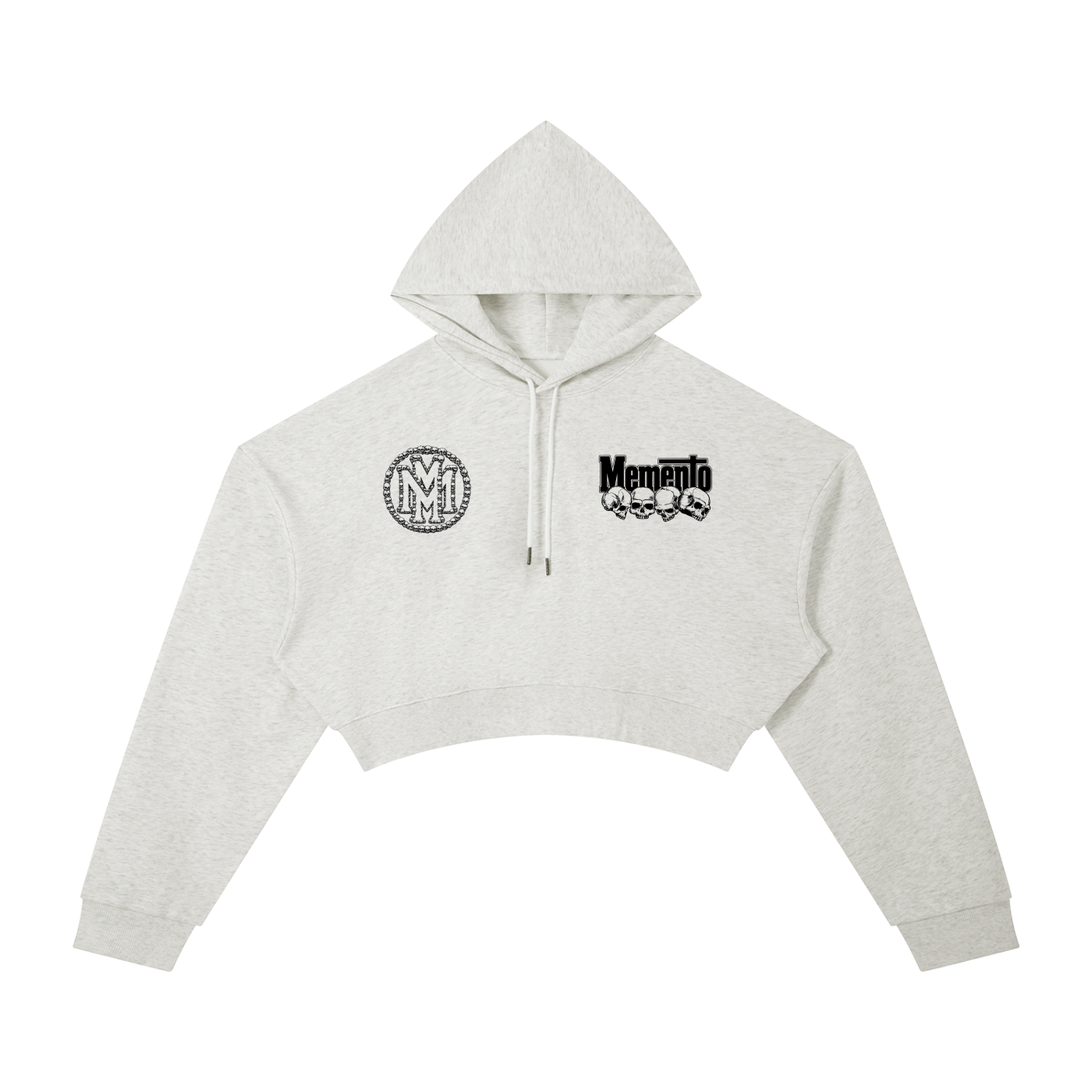 Bones Essential Cropped Hoodie