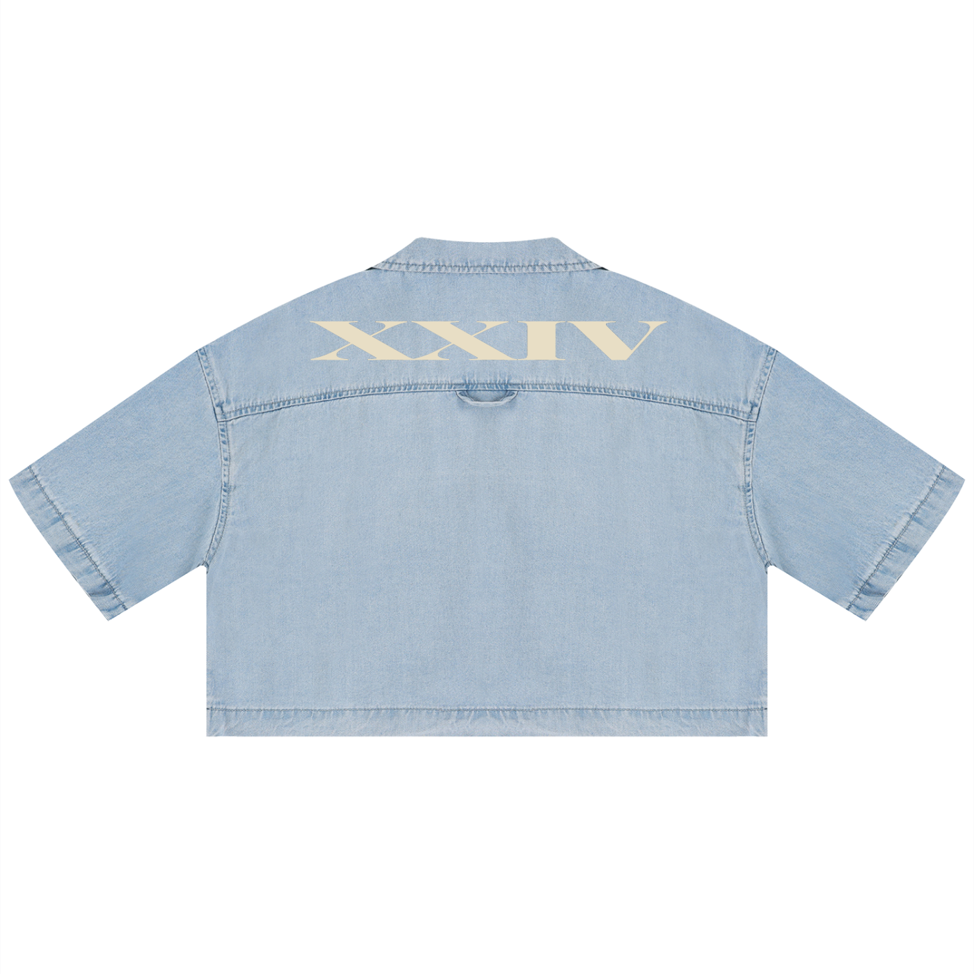 Women's Vintage Wash Boxy Cropped Shirt - Memento Mori Clothing
