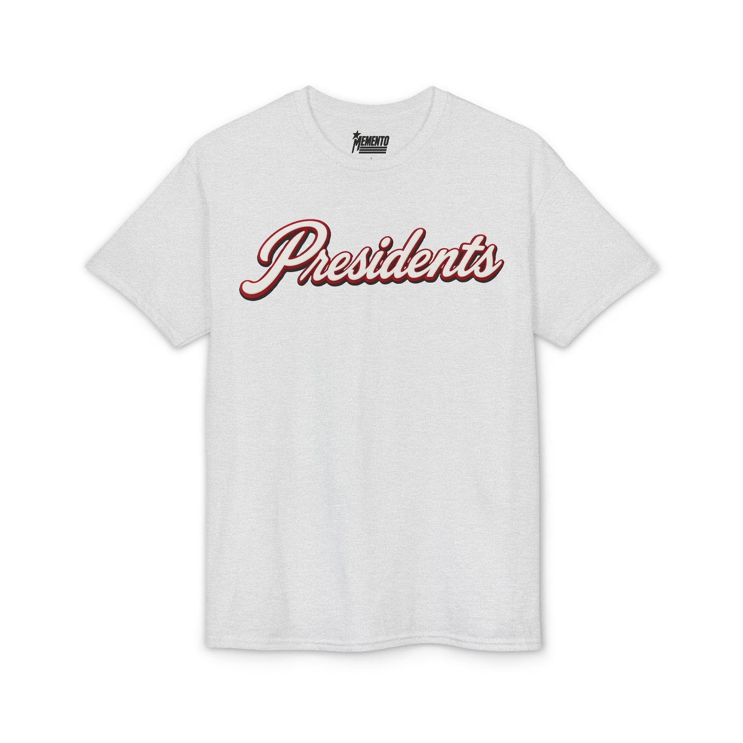 Presidents Script T-Shirt — Vintage Collegiate Tee with Eagle Crest