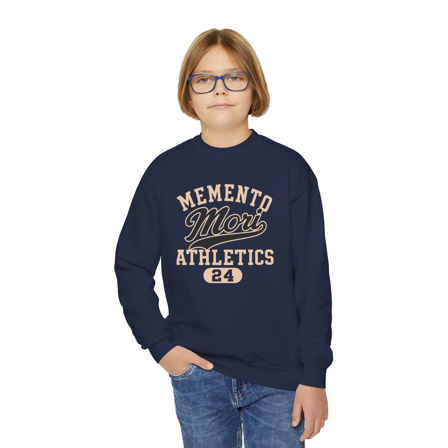 Memento Mori Athletics Youth Crewneck Sweatshirt