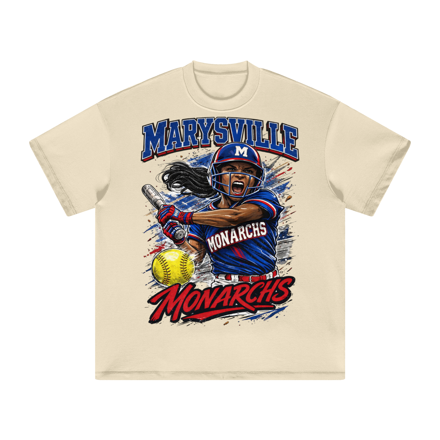 Softball Heavyweight Earth Tone T-Shirt - Memento Mori Clothing