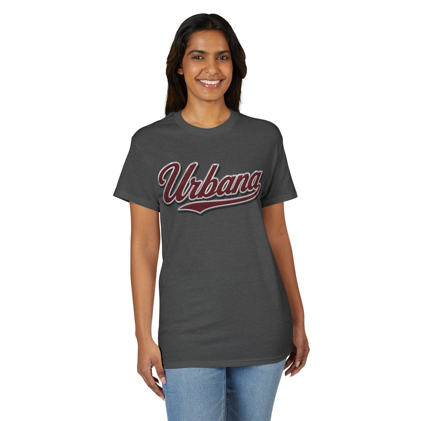 Urbana Script T-Shirt — Vintage Athletic Graphic Tee