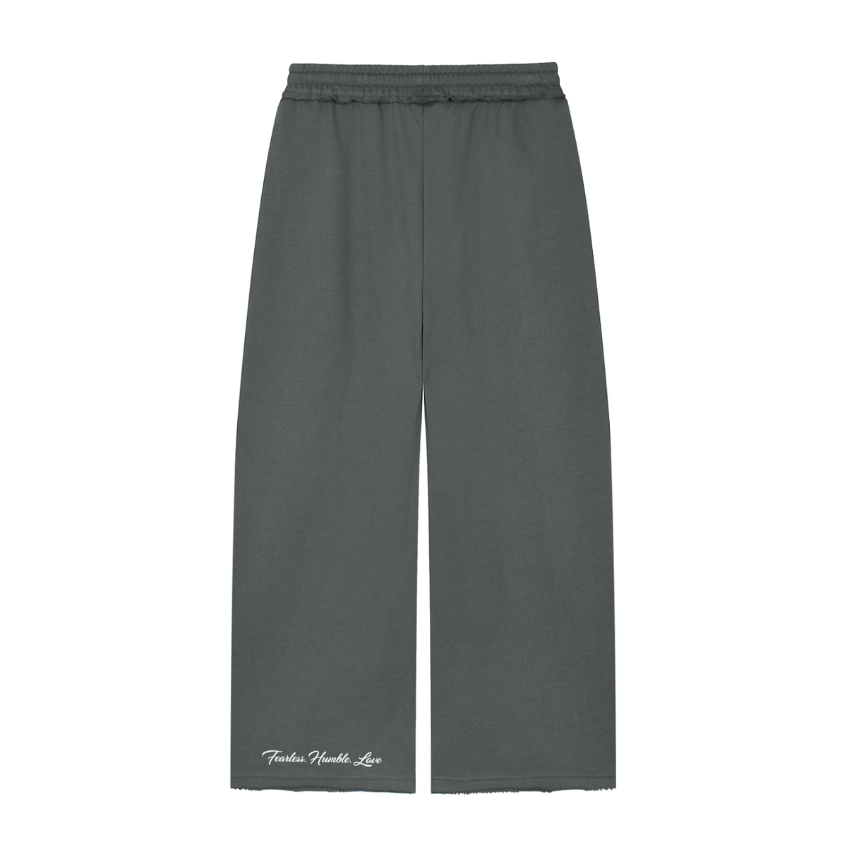 Women’s Wide Leg Raw Edge Sweatpants