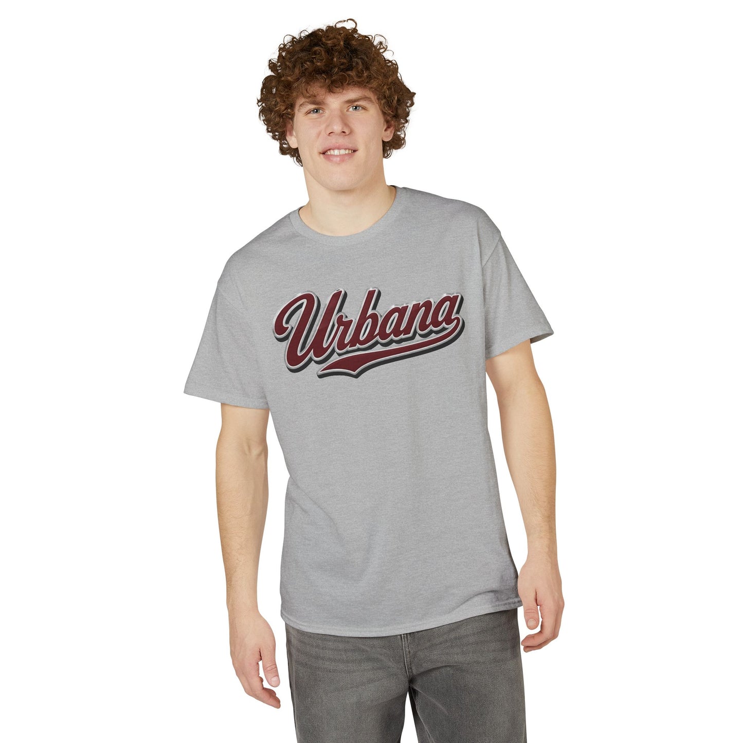 Urbana Script T-Shirt — Vintage Athletic Graphic Tee