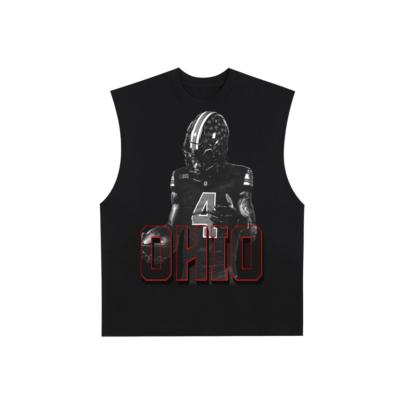 Ohio Raw Edge Cotton Tank Top