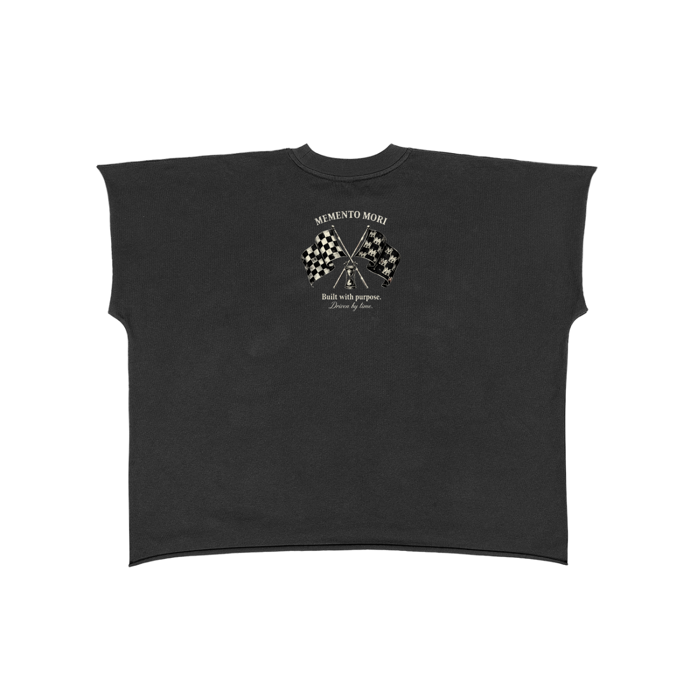 Purpose Raw Edge Boxy Non-Shrink T-Shirt - Memento Mori Clothing