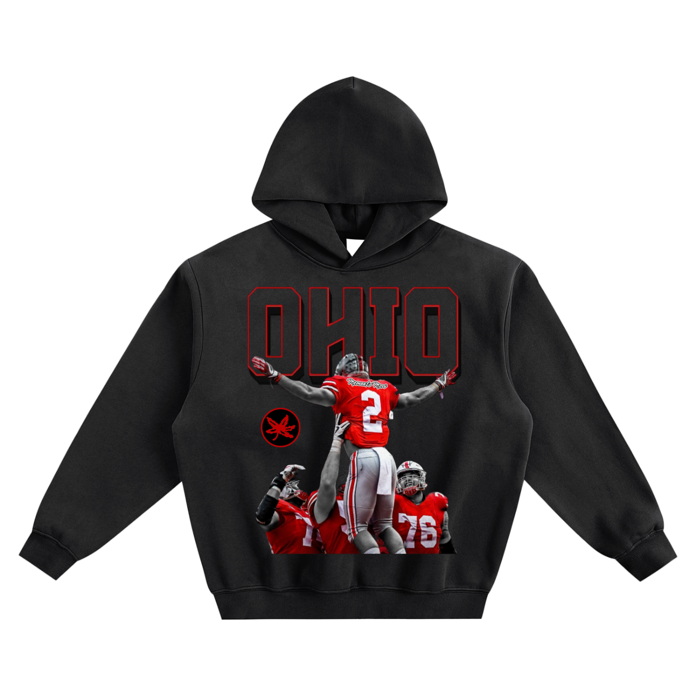 Fleeced Boxy Hoodie - Memento Mori Clothing