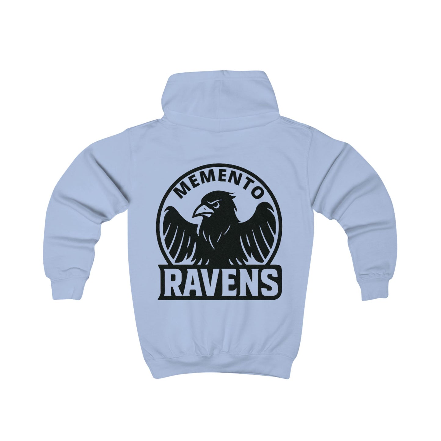 Kids Hoodie - Memento Ravens Big Logo - Memento Mori Clothing