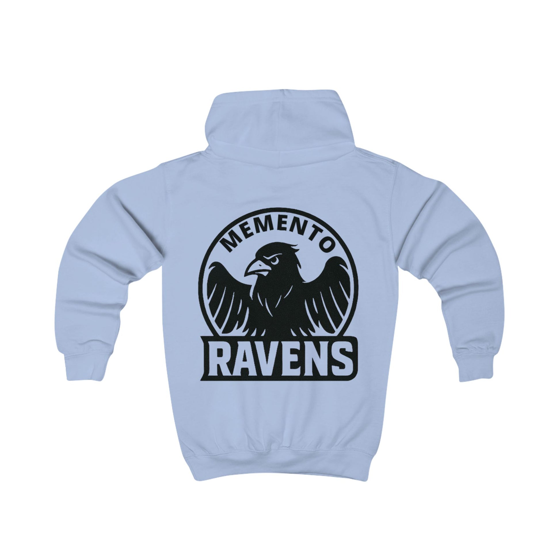 Kids Hoodie - Memento Ravens Big Logo - Memento Mori Clothing