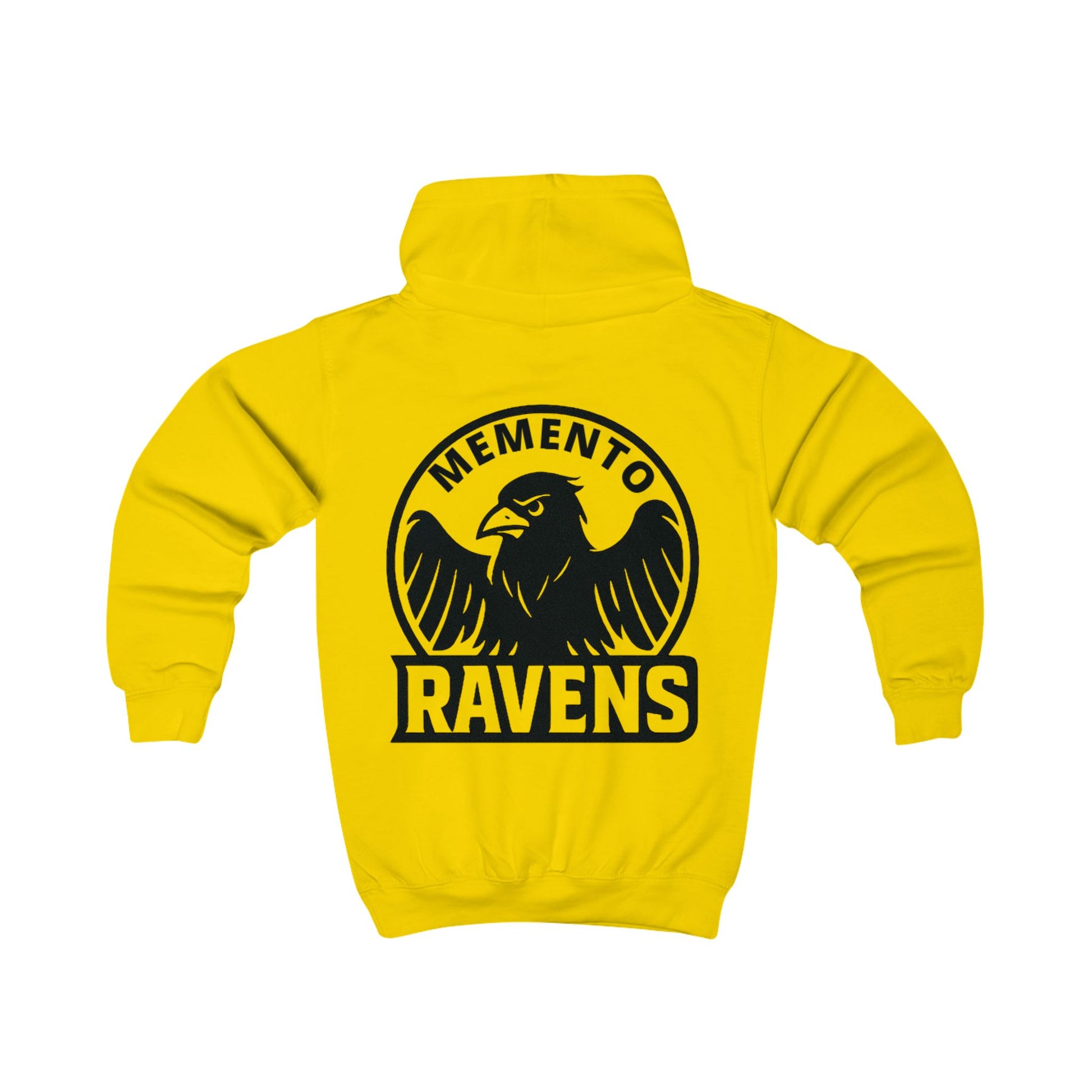 Kids Hoodie - Memento Ravens Big Logo - Memento Mori Clothing