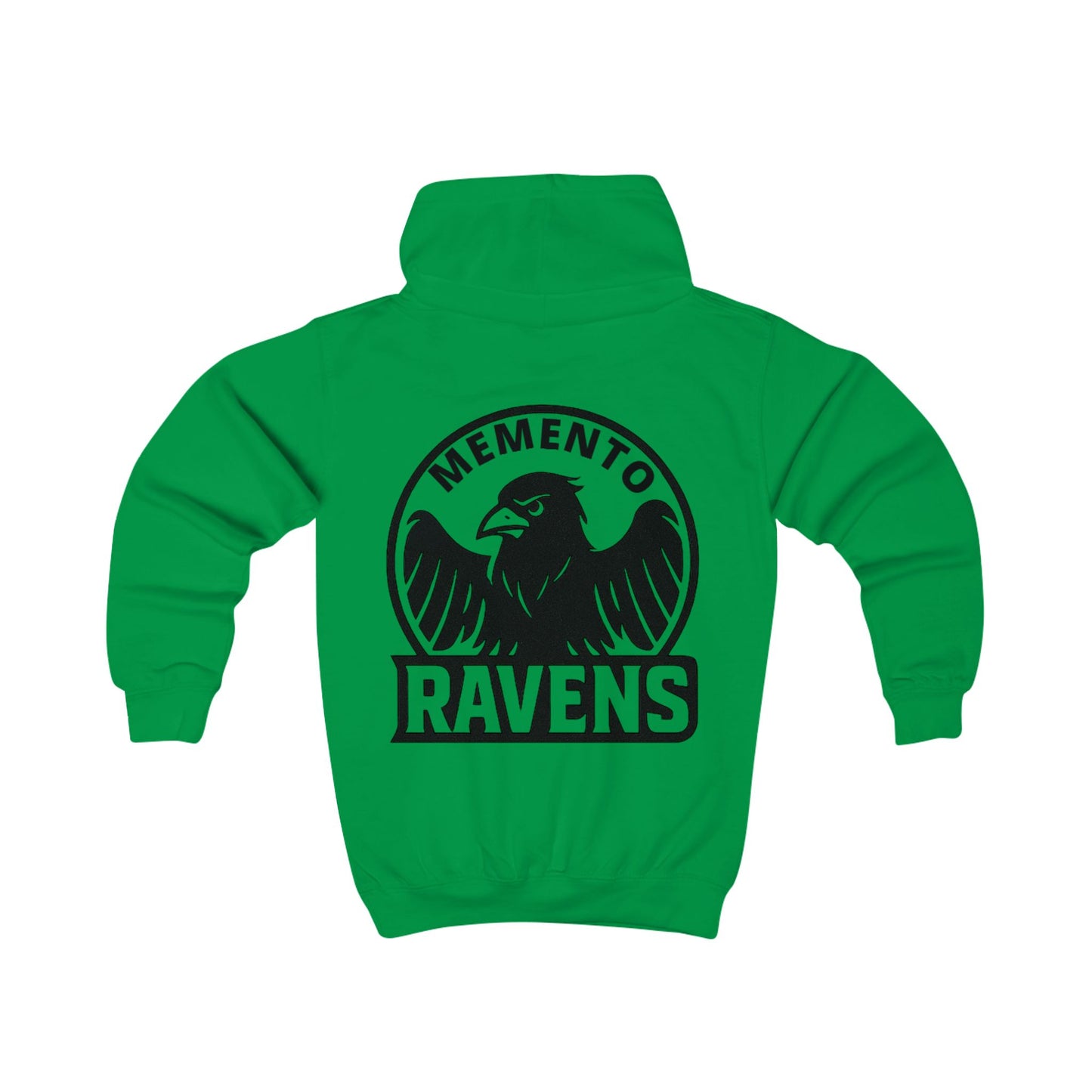 Kids Hoodie - Memento Ravens Big Logo - Memento Mori Clothing