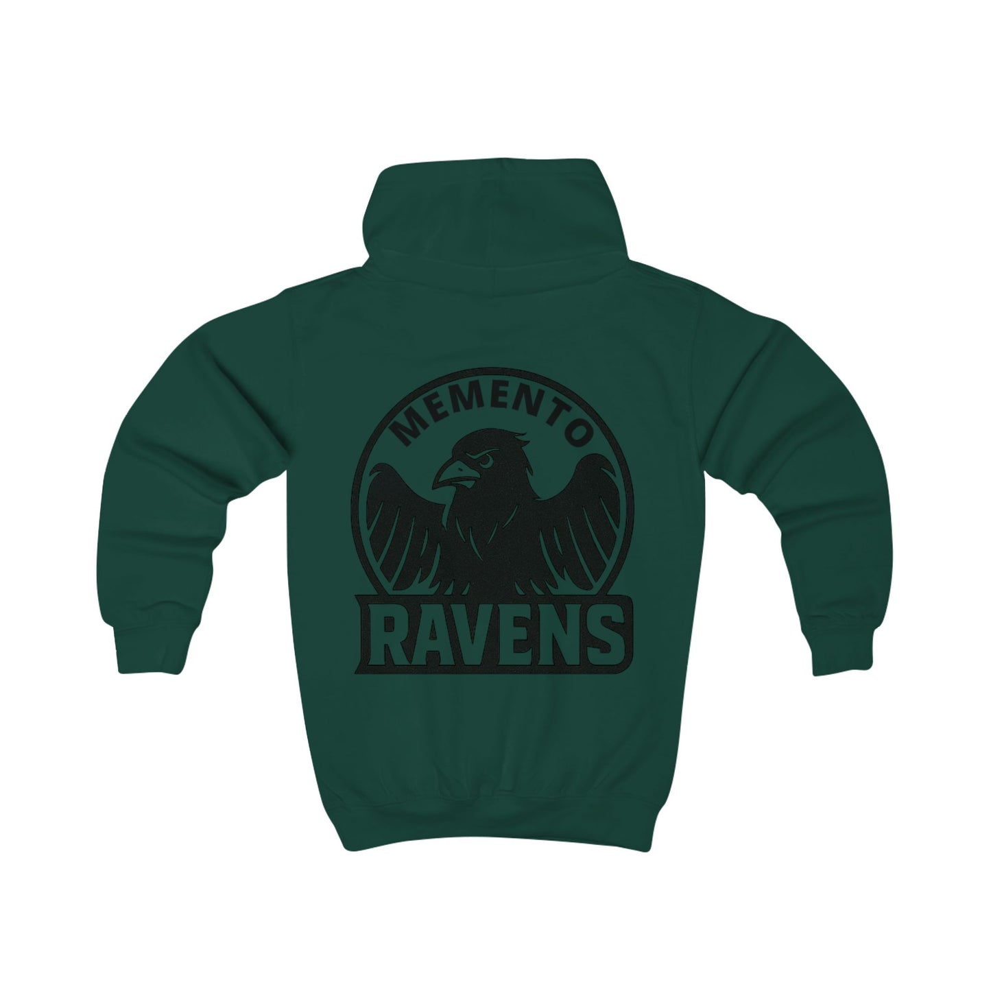 Kids Hoodie - Memento Ravens Big Logo - Memento Mori Clothing