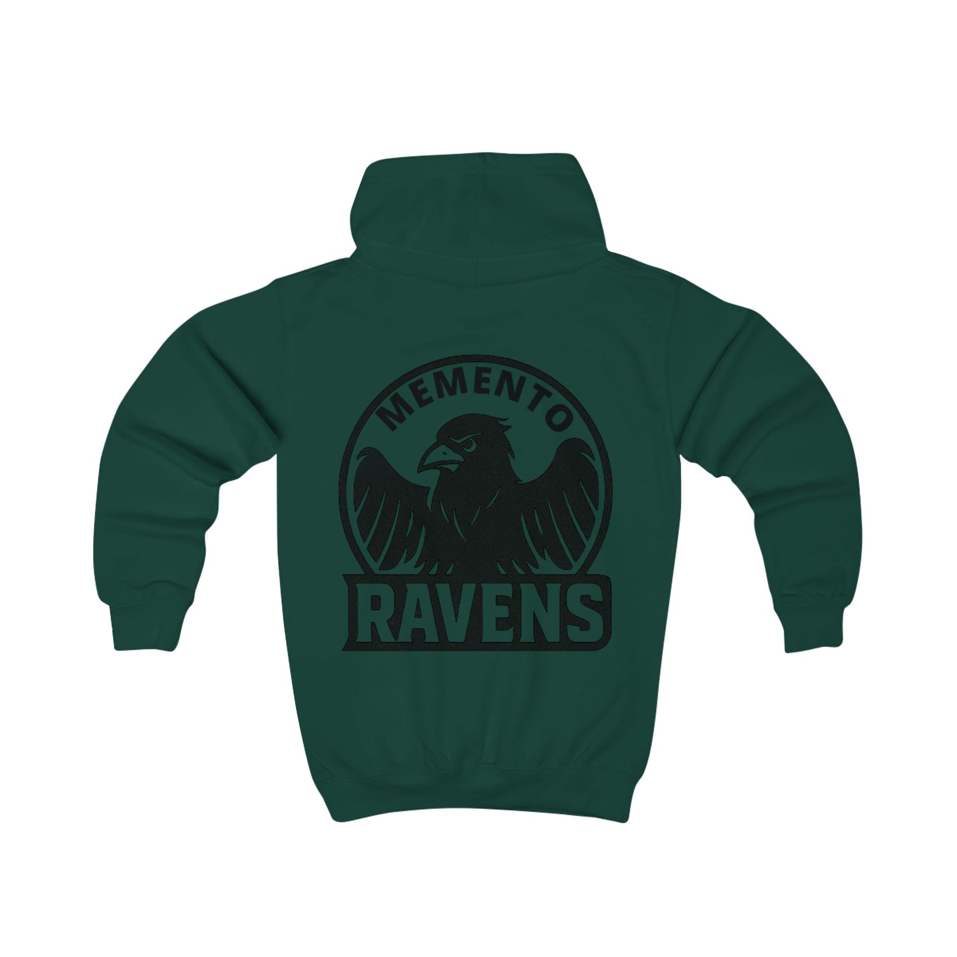 Kids Hoodie - Memento Ravens Big Logo - Memento Mori Clothing