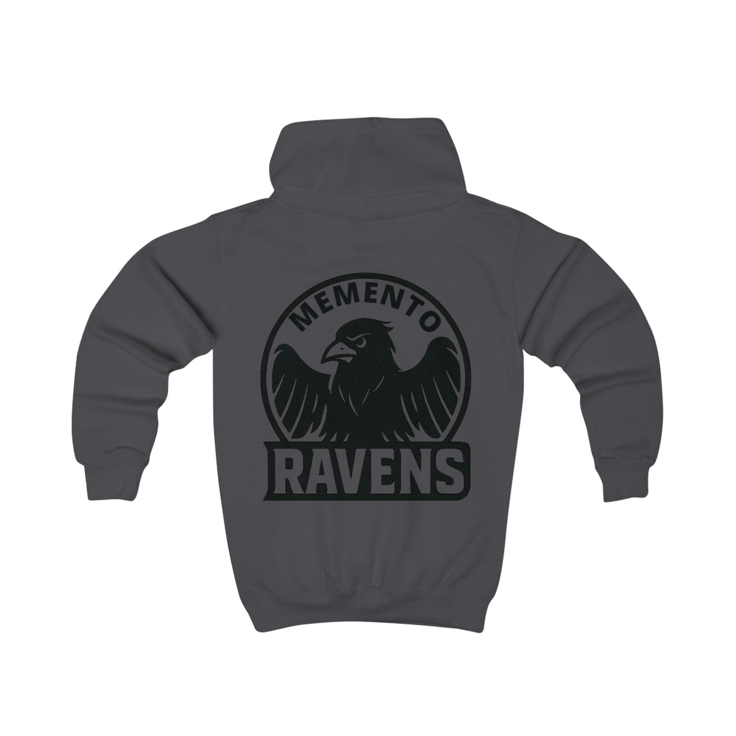 Kids Hoodie - Memento Ravens Big Logo - Memento Mori Clothing