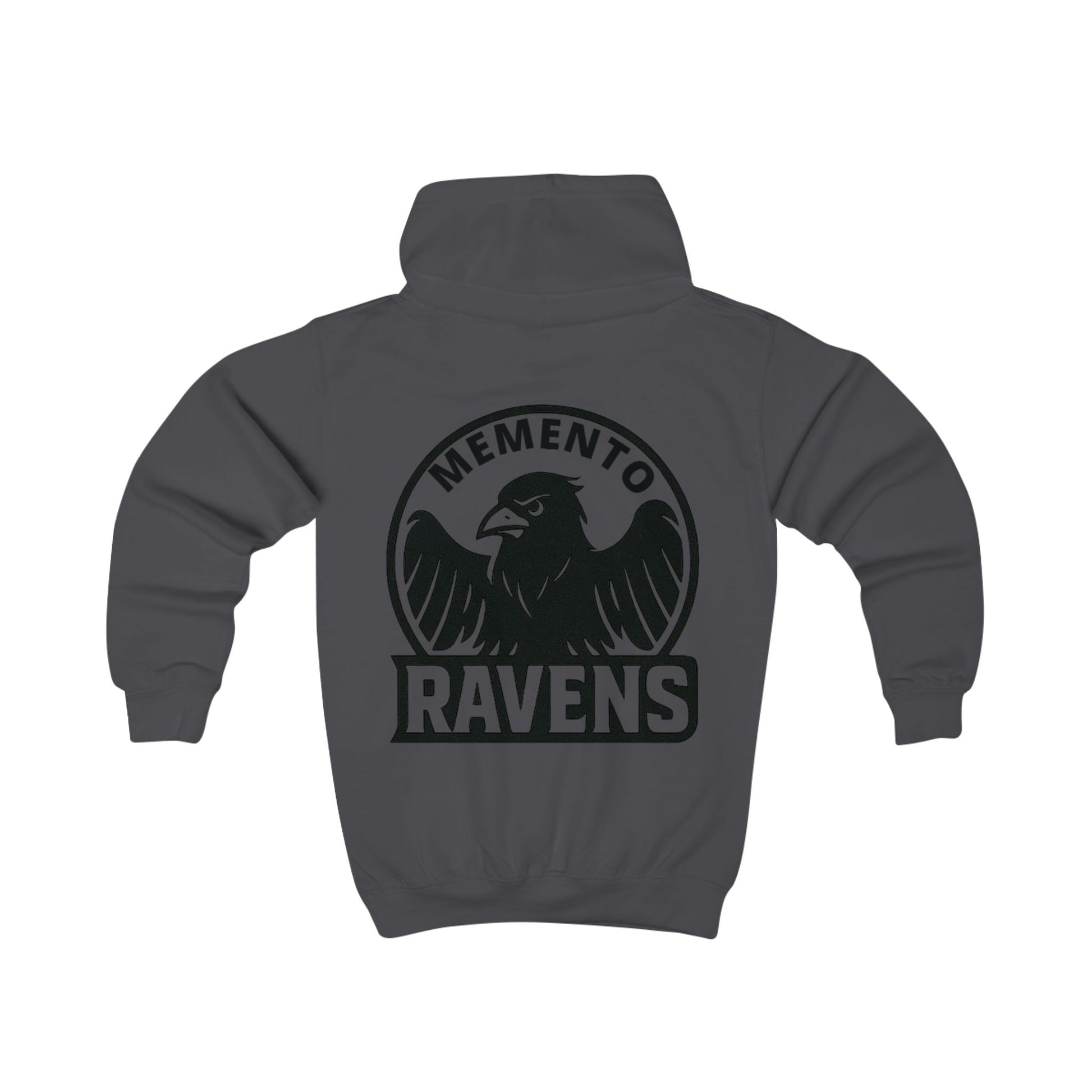 Kids Hoodie - Memento Ravens Big Logo - Memento Mori Clothing