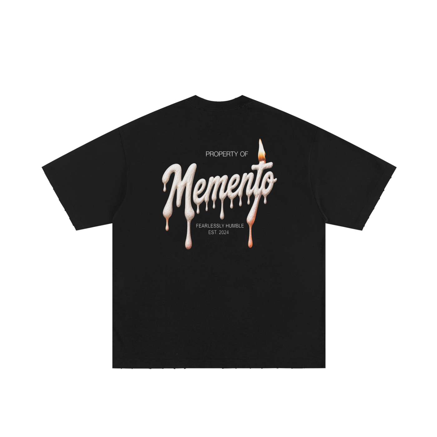 Heavyweight Hand-frayed T-Shirt - Memento Mori Clothing