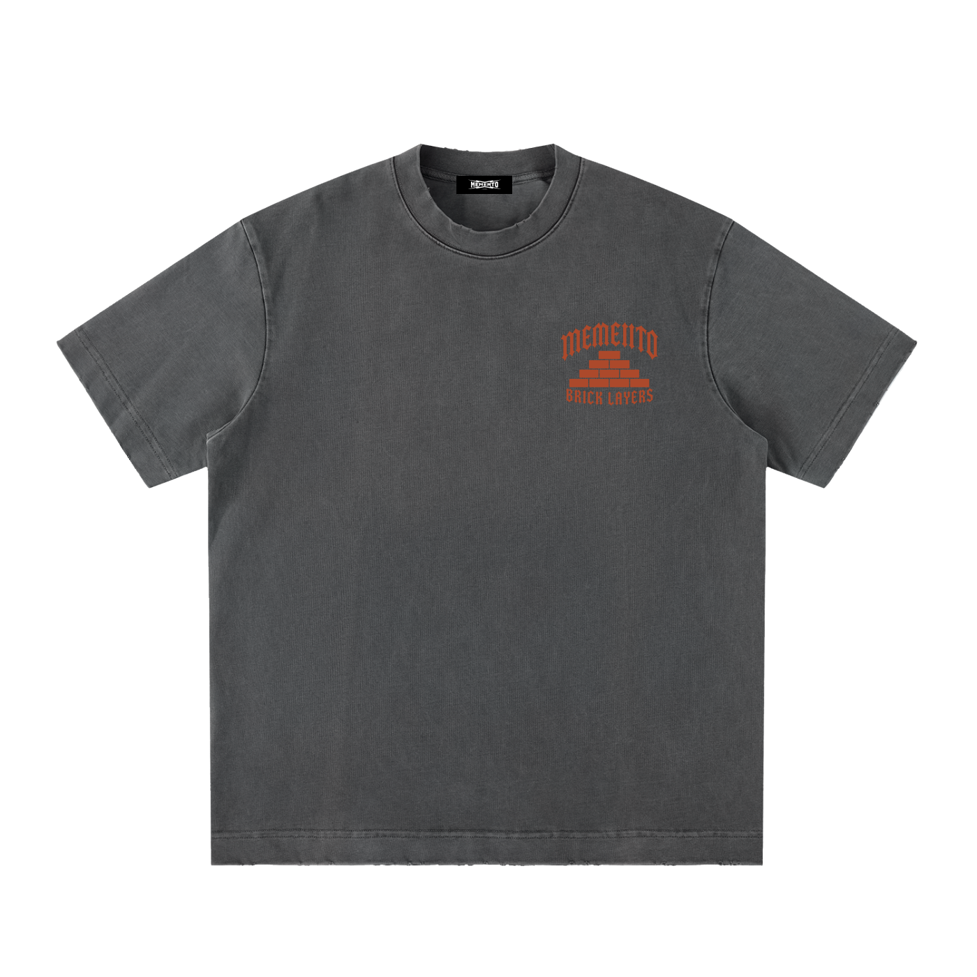 Heavyweight Vintage Washed Frayed T-Shirt
