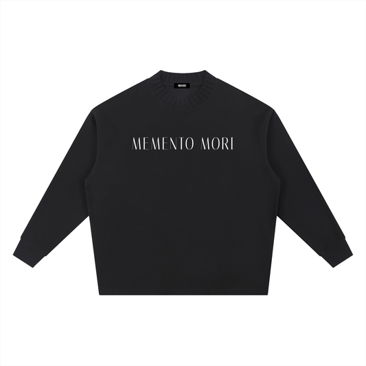 Memento Mori Knitted Round Neck Oversize Sweatshirt - Memento Mori Clothing
