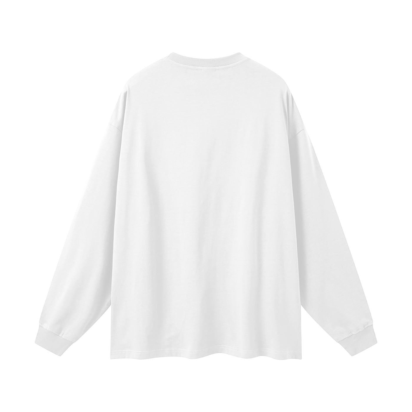 Red Paisley Logo Oversized Unisex Long Sleeve T-Shirt - Memento Mori Clothing