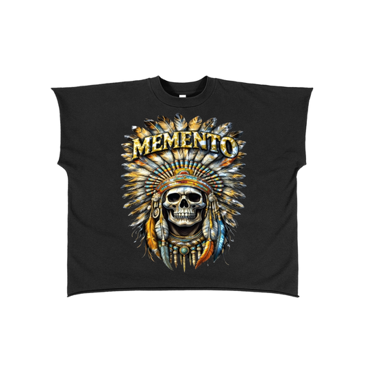 Chief Raw Edge Boxy Non-Shrink T-Shirt - Memento Mori Clothing