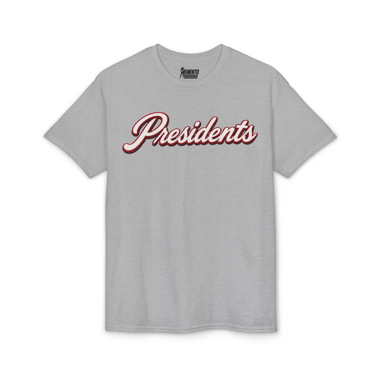 Presidents Script T-Shirt — Vintage Collegiate Tee with Eagle Crest