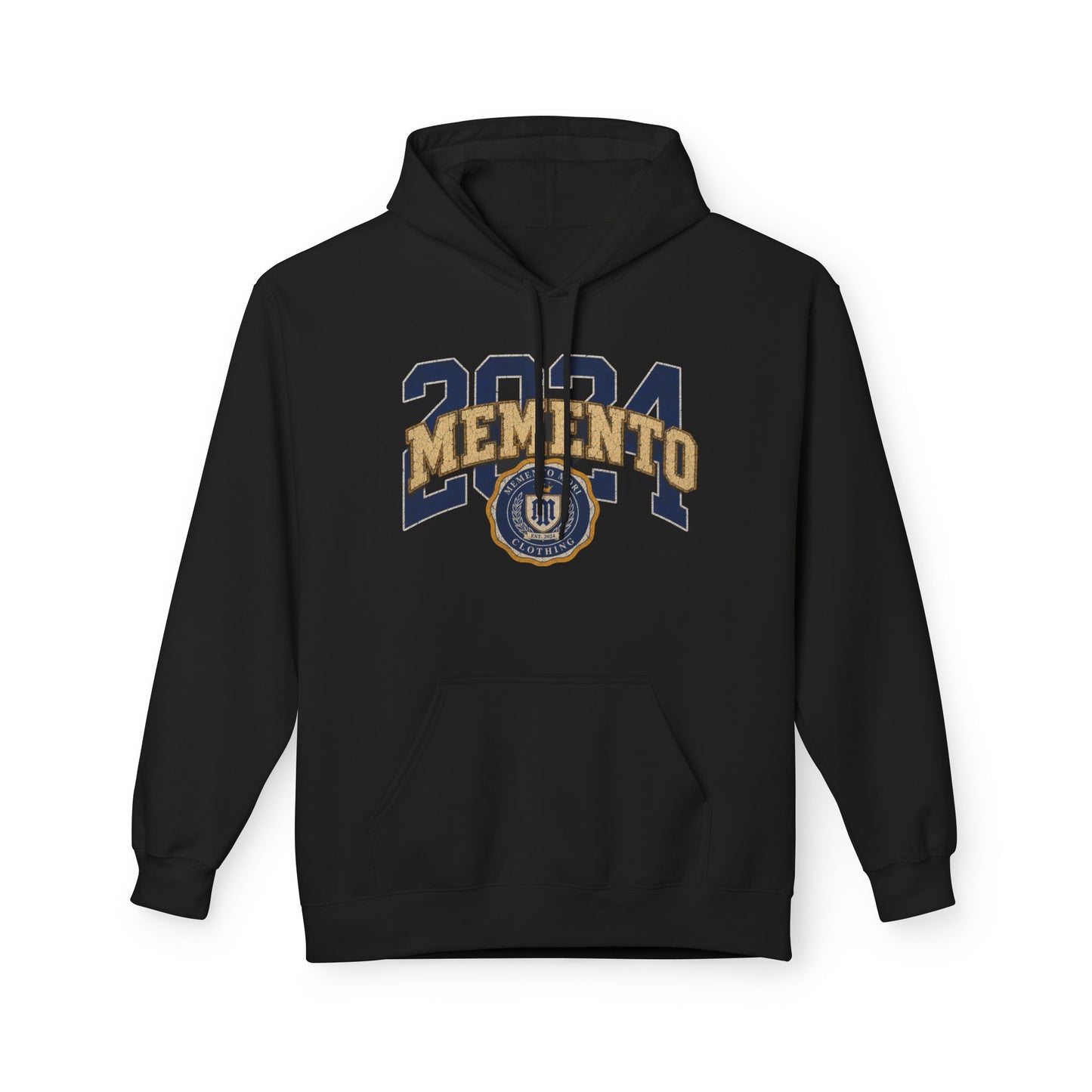 2024 Memento Hoodie — Retro Varsity Graduation Pullover
