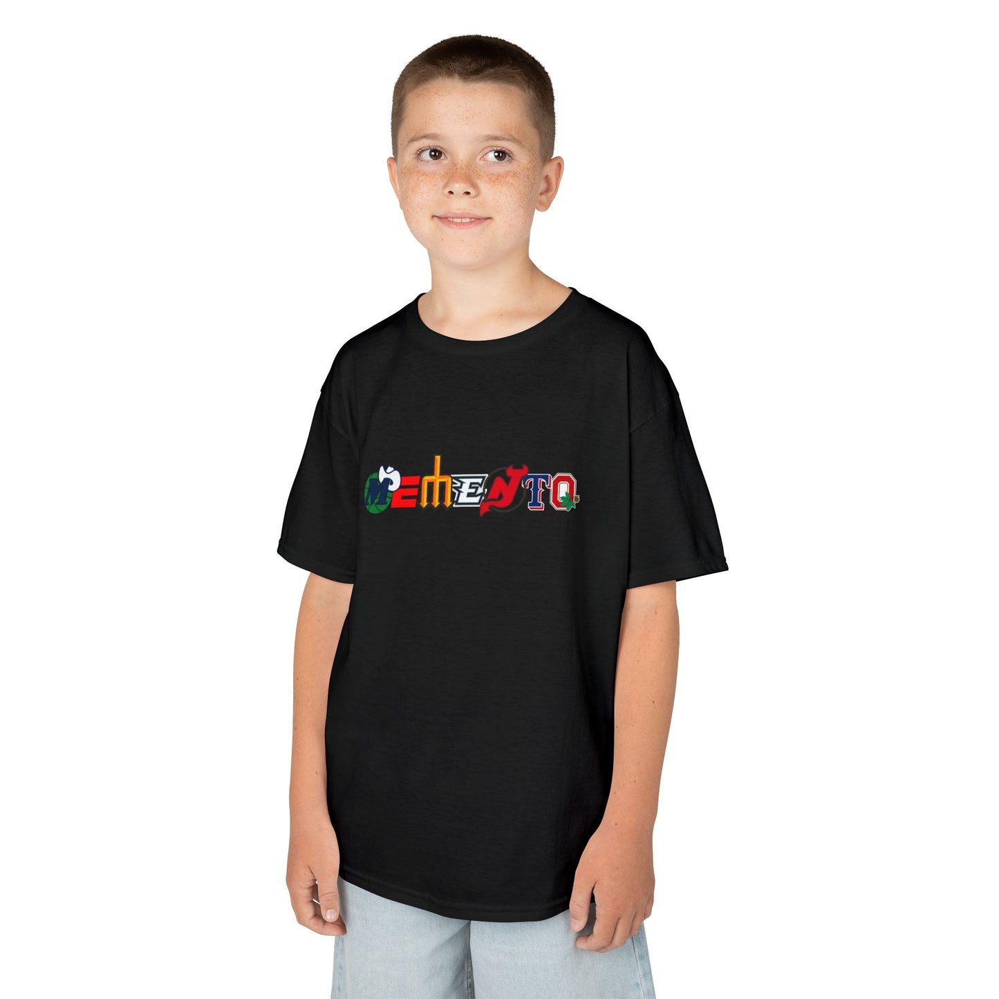 Kids Tee - Memento Sports Logos Tshirt - Memento Mori Clothing