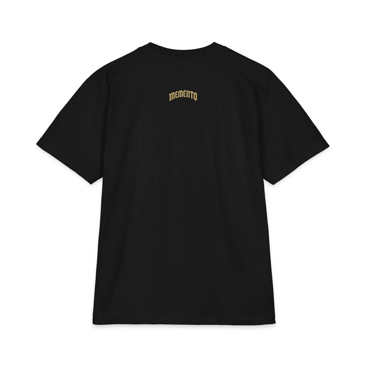 Memento Cherub Graphic T-Shirt — Vintage Angel Artwork, 'Memento' Chest Print
