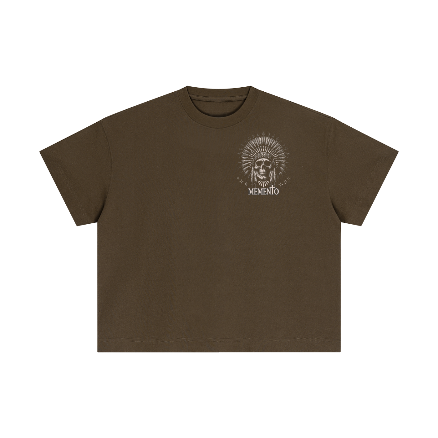Skully Essential Cotton Boxy T-Shirt - Memento Mori Clothing