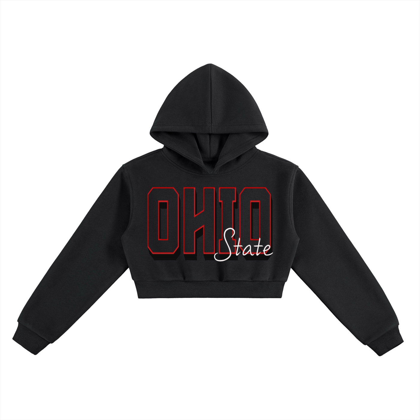 Women's' Essential Cropped Hoodie