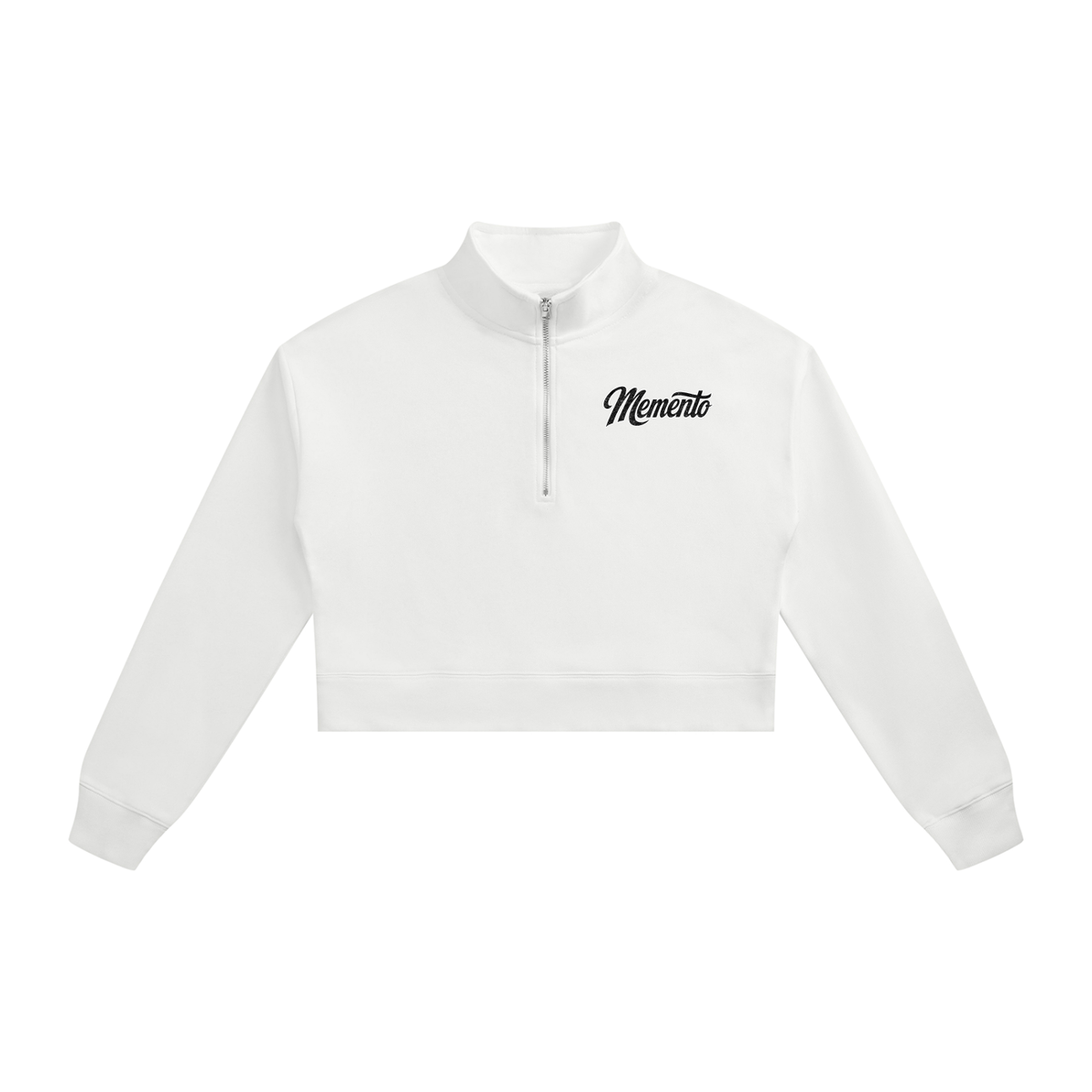 Memento Women's Crop Quarter-Zip Sweatshirt