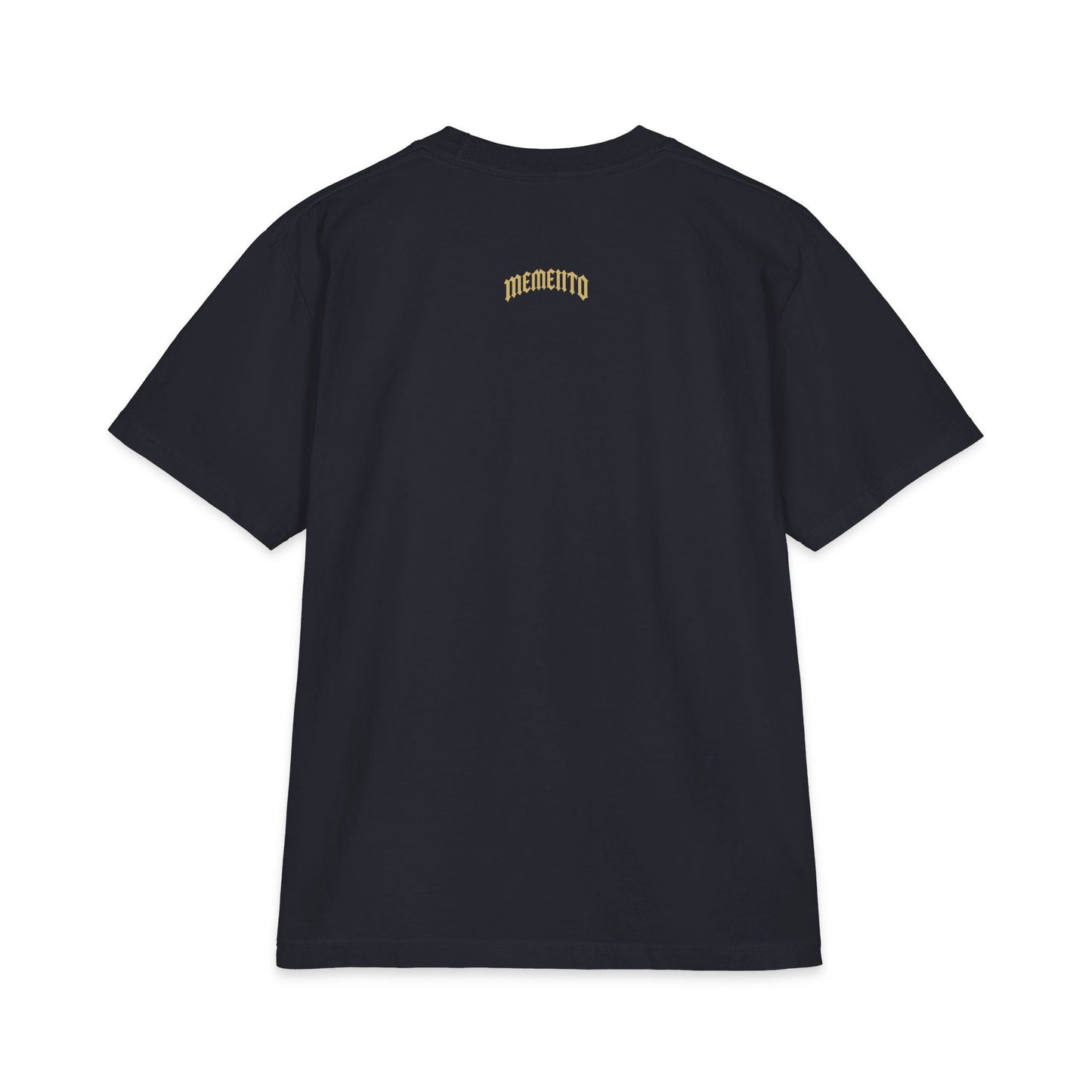 Memento Cherub Graphic T-Shirt — Vintage Angel Artwork, 'Memento' Chest Print