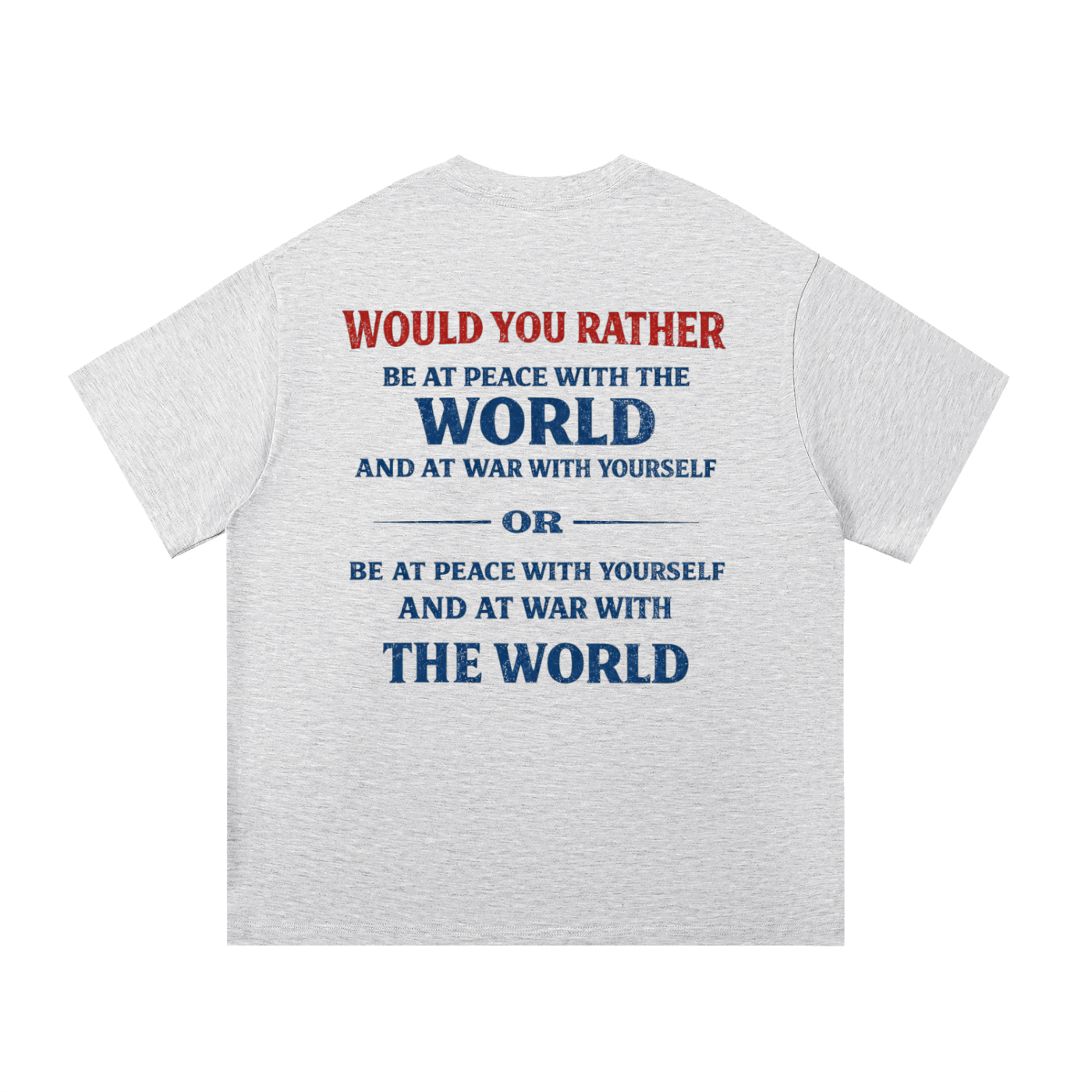 War Essential Cotton T-Shirt - Memento Mori Clothing