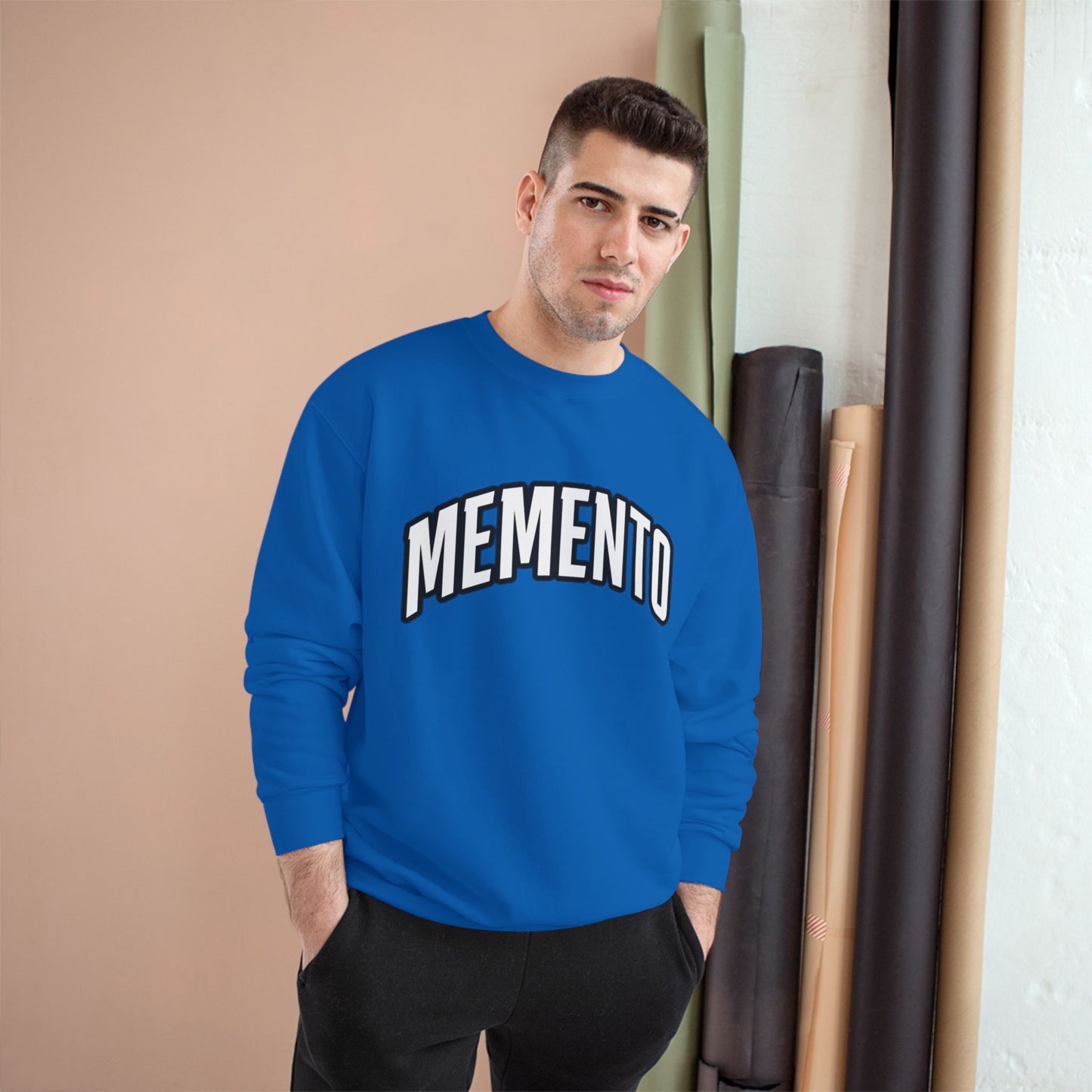 Champion Crewneck Sweatshirt — Memento Essential Everyday Comfy Pullover