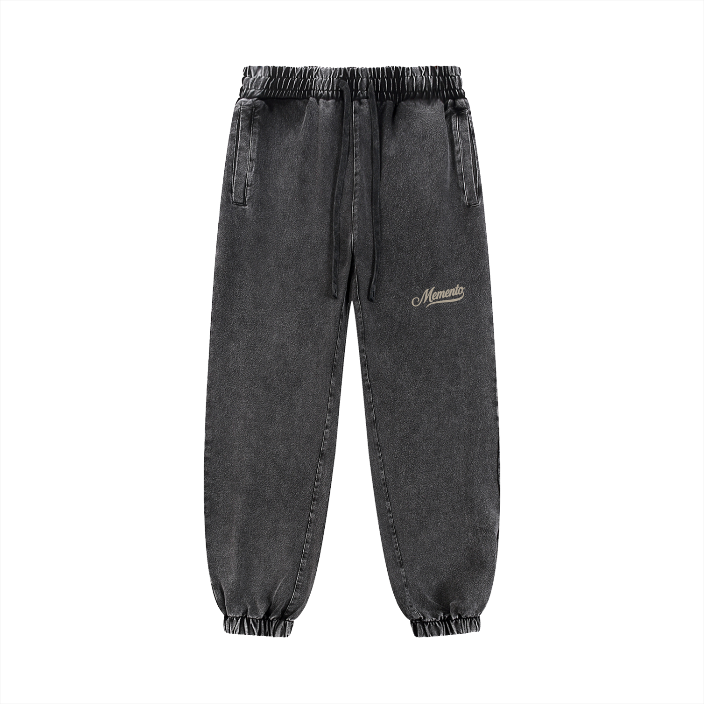 Snow Wash Jogged Sweatpants - Memento Mori Clothing