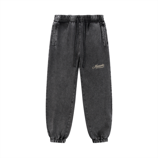 Snow Wash Jogged Sweatpants - Memento Mori Clothing