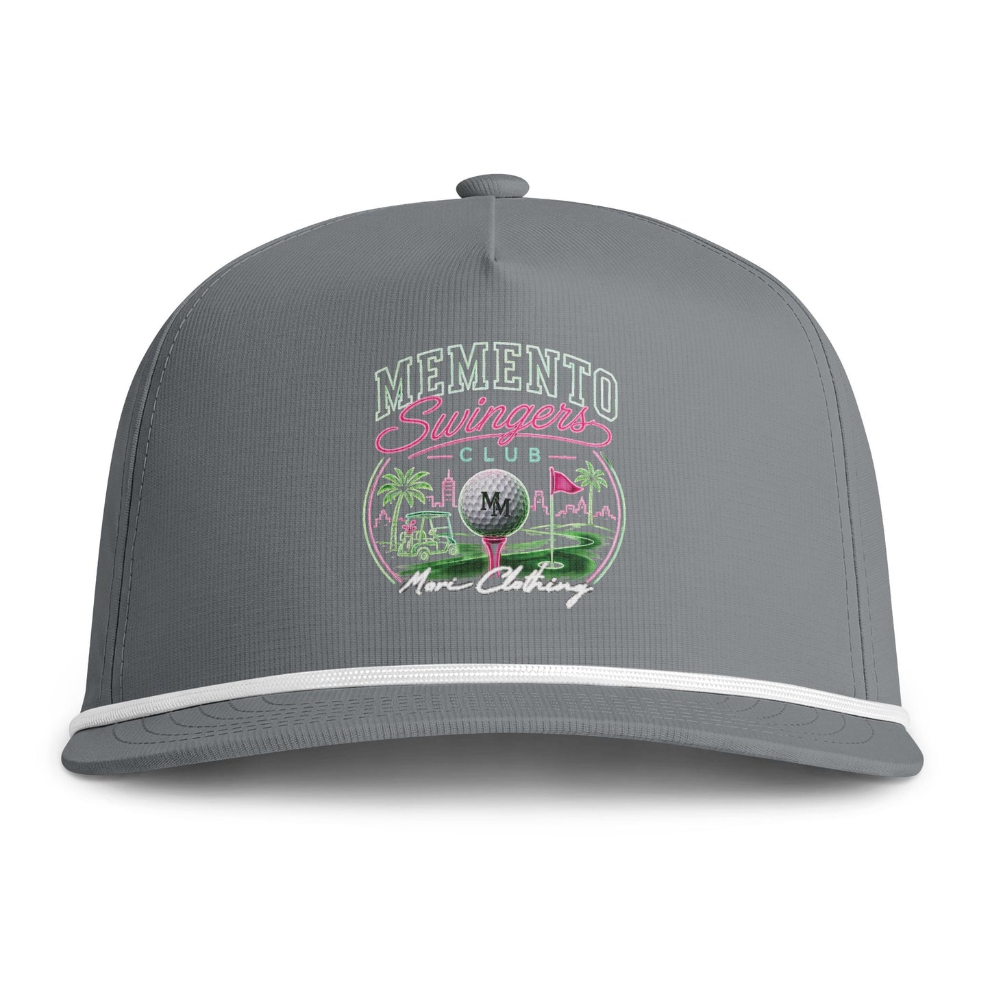 Sunwashed Rope Cap — Memento Swingers Club 'Memento Mori' Golf Hat