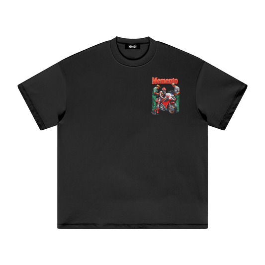 Motor Bike Heavyweight Earth Tone T-Shirt - Memento Mori Clothing