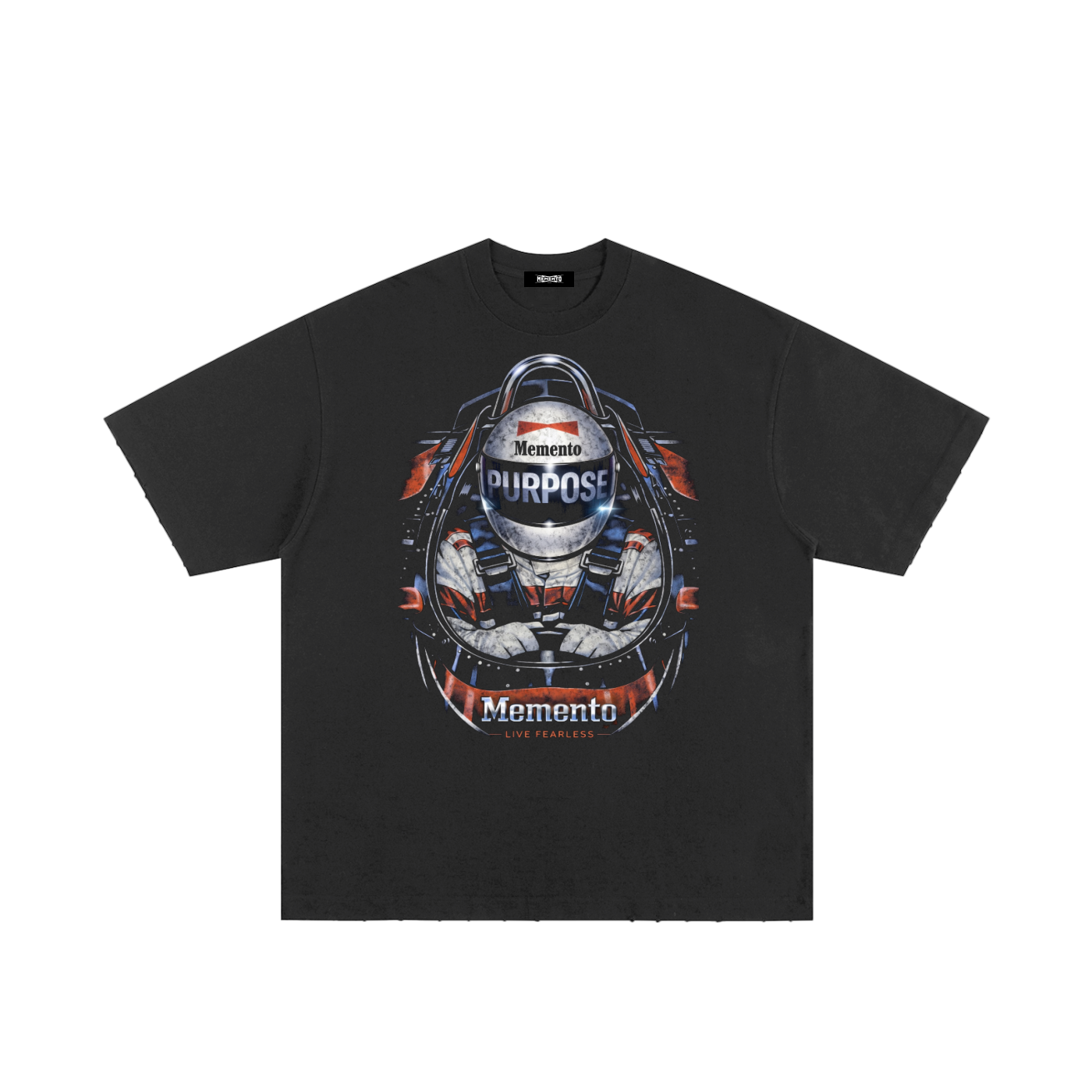 Purpose Heavyweight Hand-frayed T-Shirt - Memento Mori Clothing
