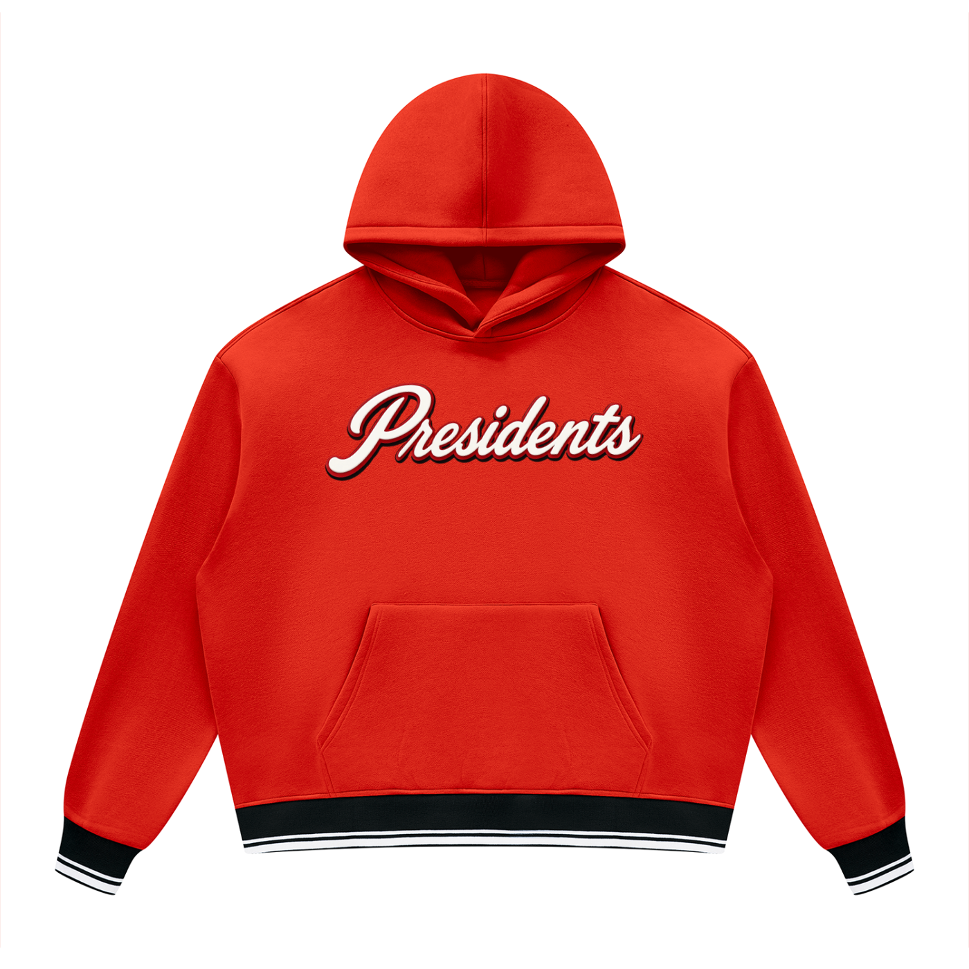 Prexy Unisex Oversized Color Block Fleece Hoodie