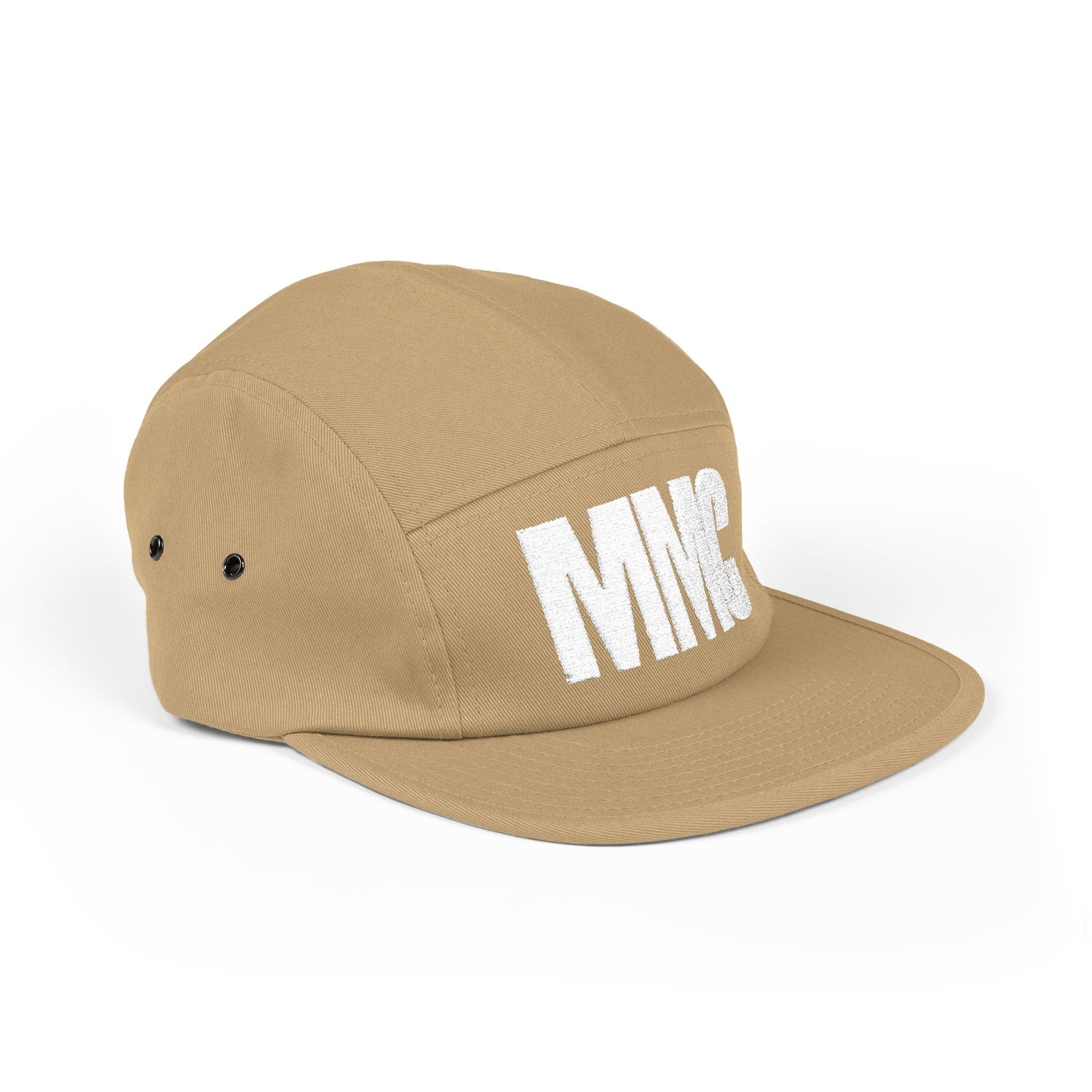 Embroidered 5-Panel Cap — MMC Front Logo & Script Back - Memento Mori Clothing